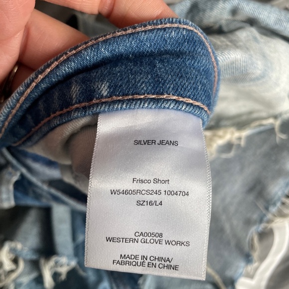 Distressed Denim Shorts​ - Picture 6 of 12